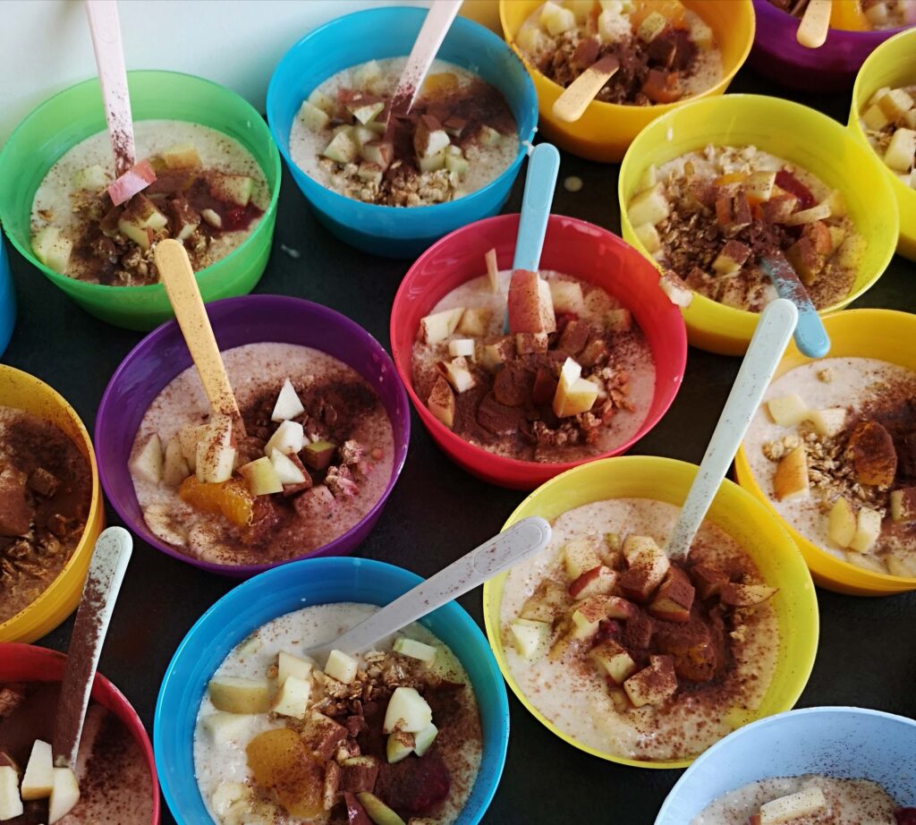 Leckere Gerichte beim gesunden Frühstück in der Astrid Lindgren Schule Erkelenz