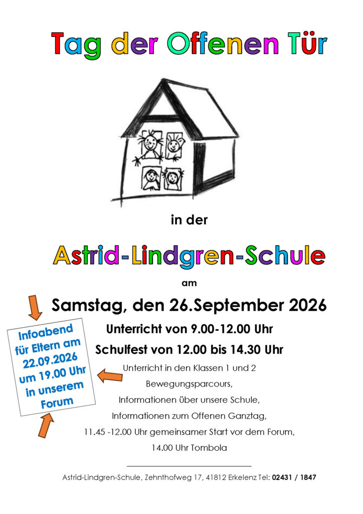 Tag der offenen Tür an der Astrid-Lindgren-Schule am 26.09.2026